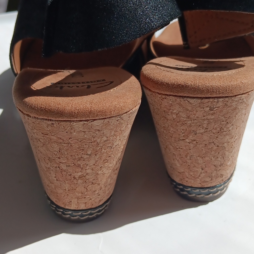 CLARKS MEMORY FOAM SANDALS - Picture 4 of 5